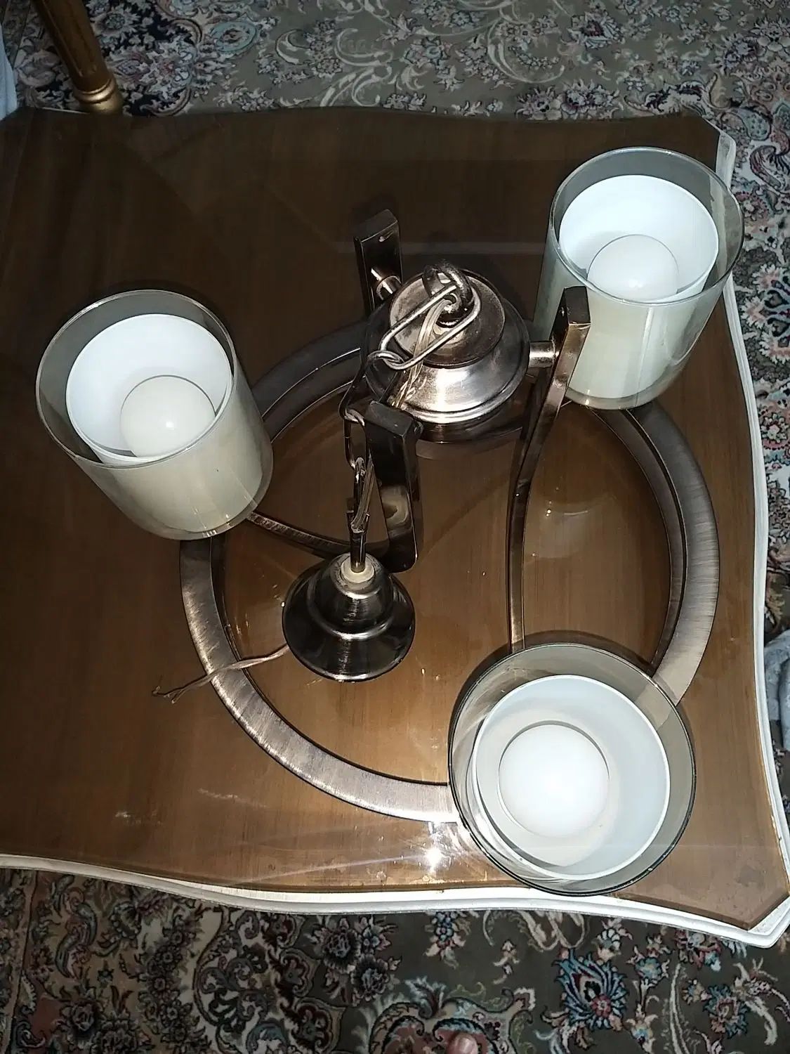 لوستر|لوستر و چراغ آویز|مشهد, کوه سنگی|دیوار