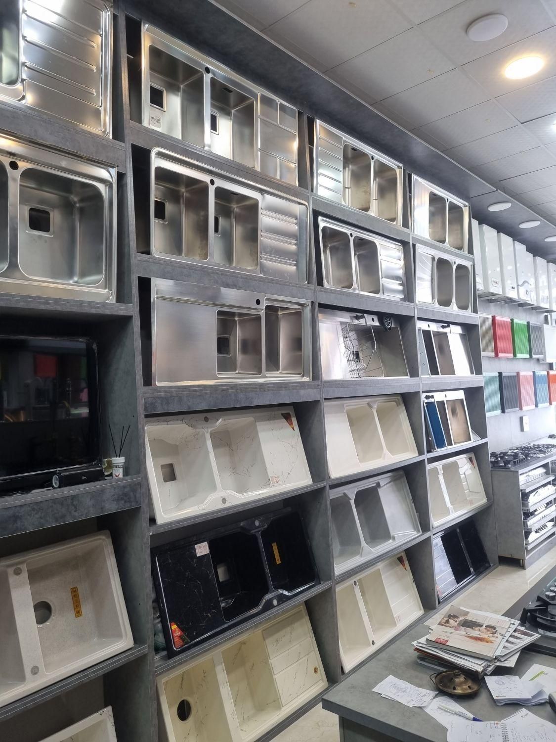 سینک استیل گرانیتی اقساط بلند مدت (پخش عمده باقری)|مصالح و تجهیزات ساختمان|زنجان, |دیوار