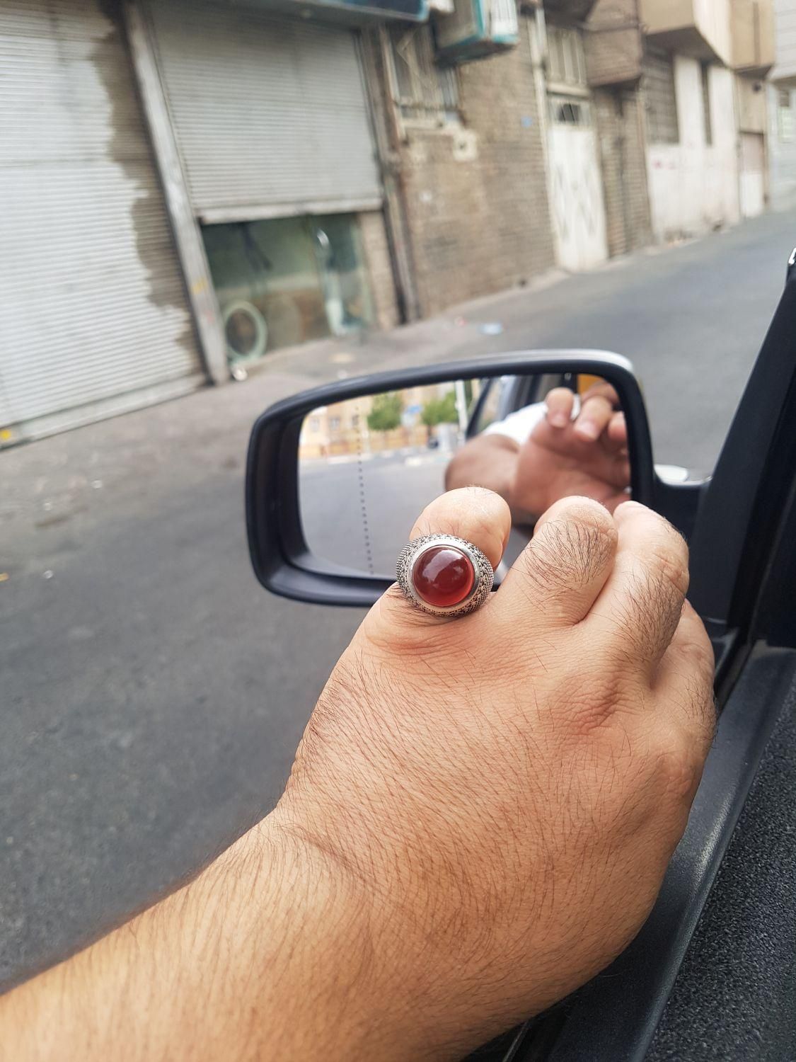 انگشتر دستساز عقیق کهنه|جواهرات|ری, دولت‌آباد|دیوار