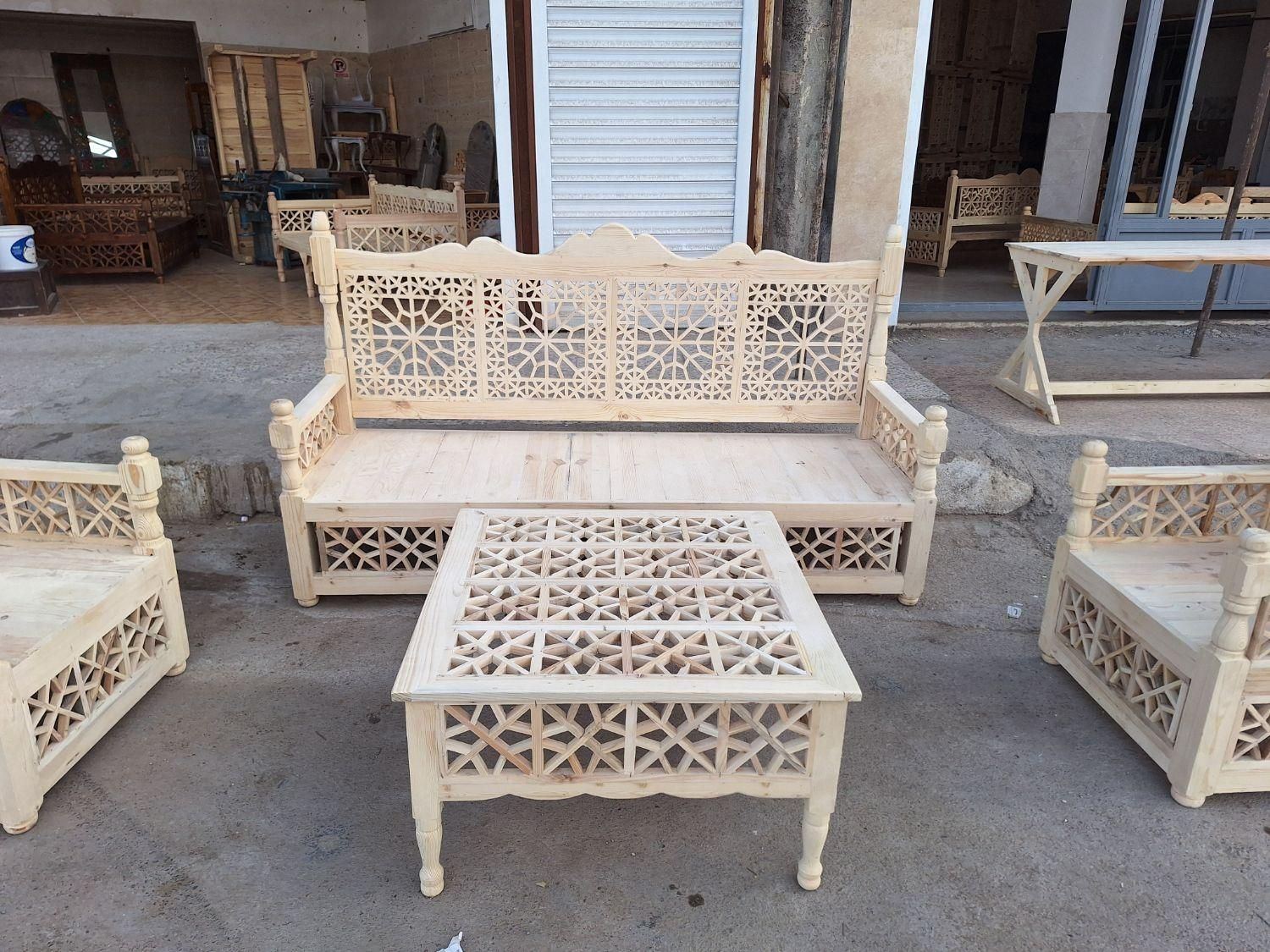 نجاری تخت سنتی خورشیدی|مبلمان خانگی و میز عسلی|اهواز, پردیس|دیوار