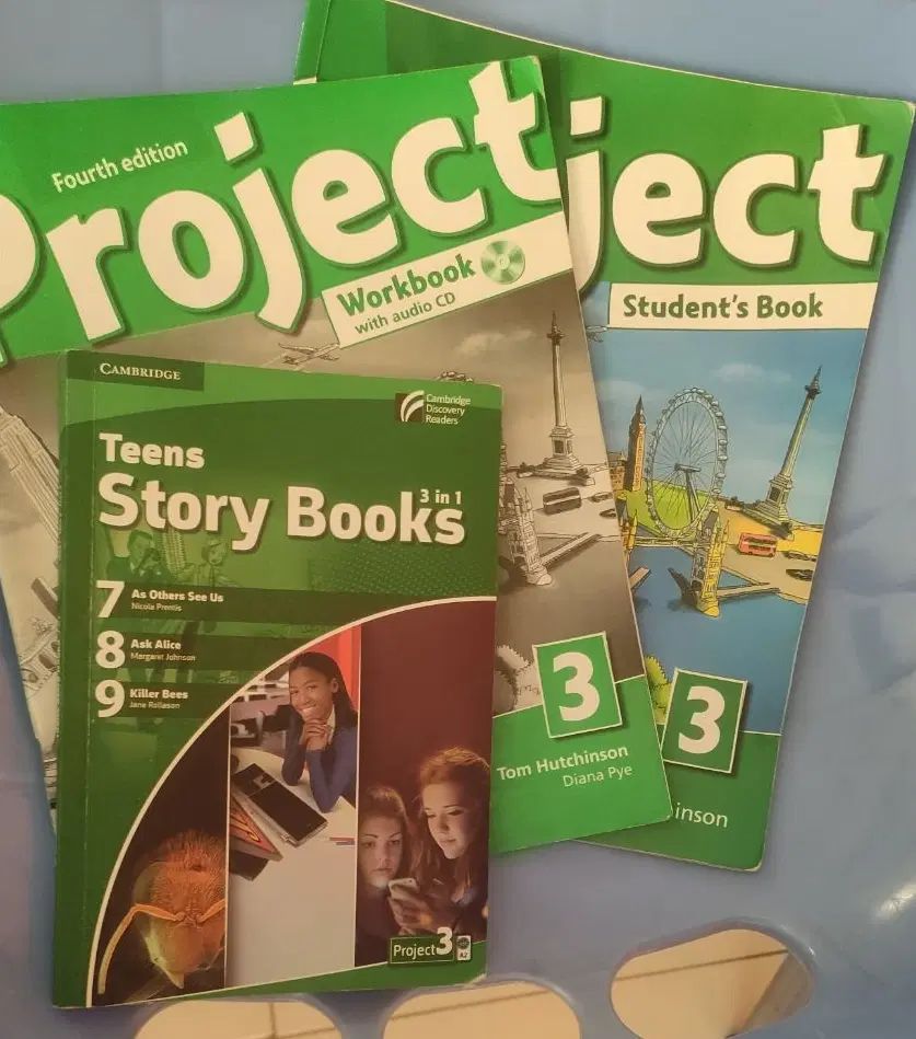 کتاب پروجکت ۲ و ۳ همراه کتابهای داستان Project2و 3|کتاب و مجله آموزشی|تهران, مدائن|دیوار