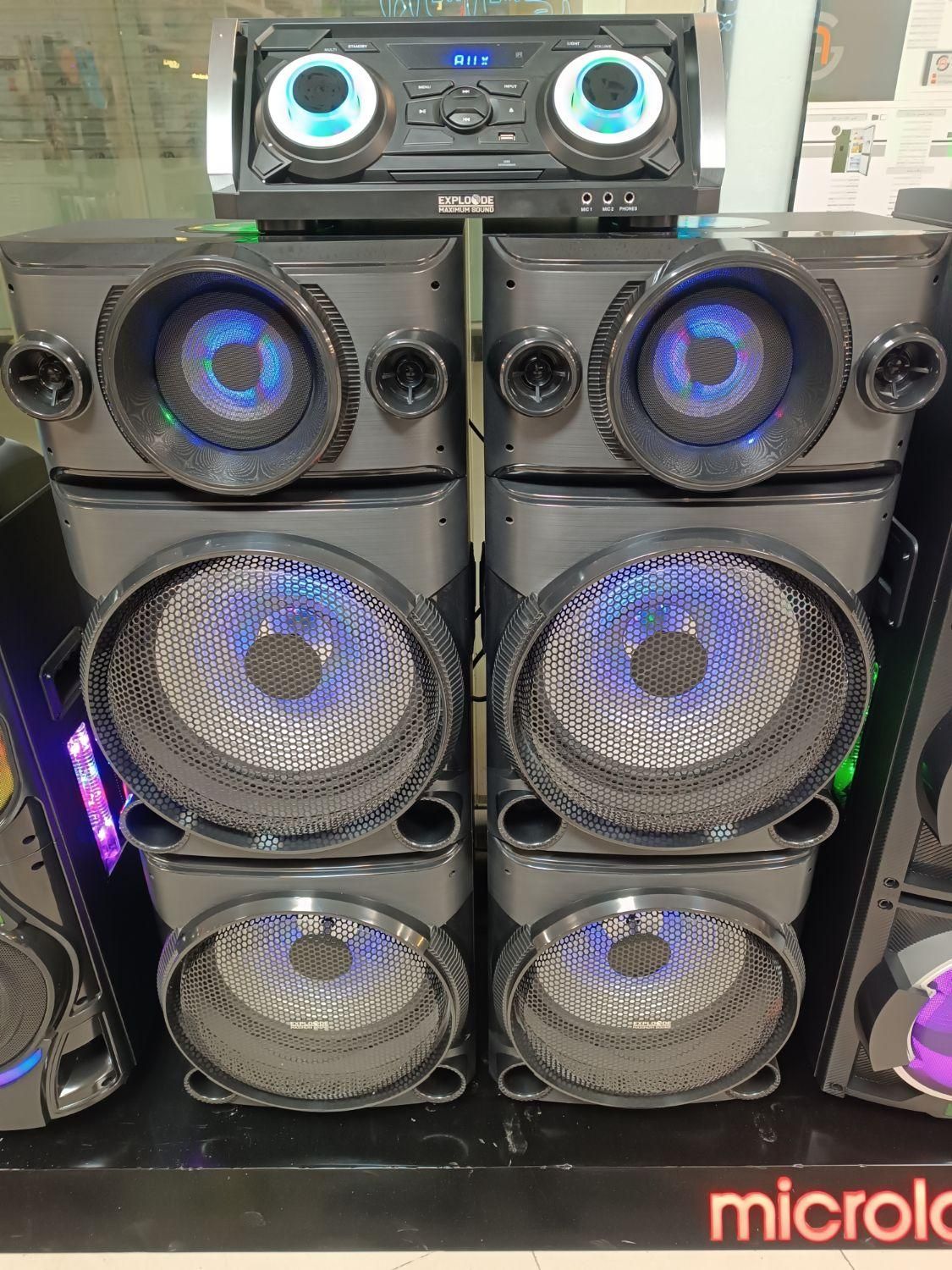 اسپیکر اکسپلود بدون پیش پرداخت و کارمزد یک ساله12|سیستم صوتی خانگی|مشهد, کلاهدوز|دیوار