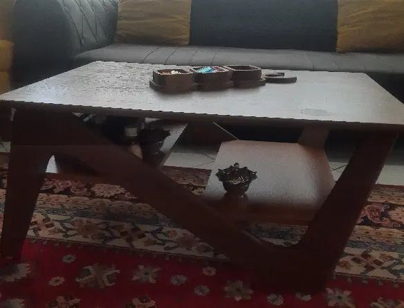 نیم ست ۳+۱+۱ در حد نو به همراه میزوسط و ۲ عسلی|مبلمان خانگی و میز عسلی|تهران, خانی آباد نو شمالی|دیوار