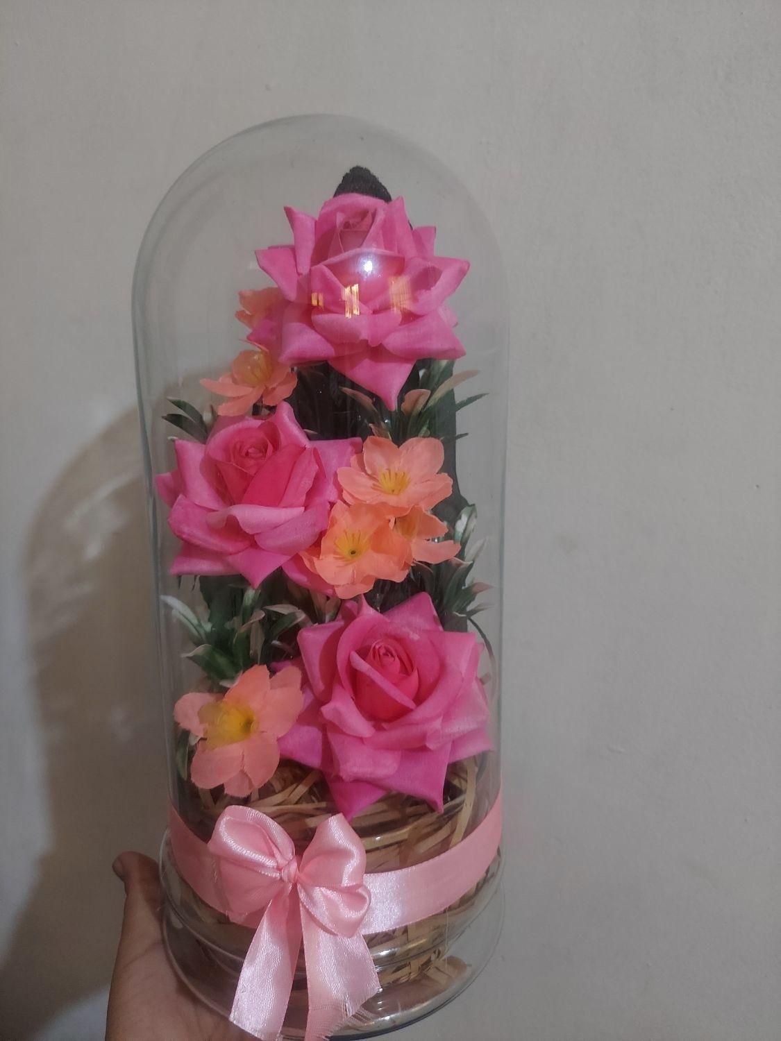 باکس گل شیشه ای در اندازه مختلف|گل مصنوعی|تهران, نعمت‌آباد|دیوار