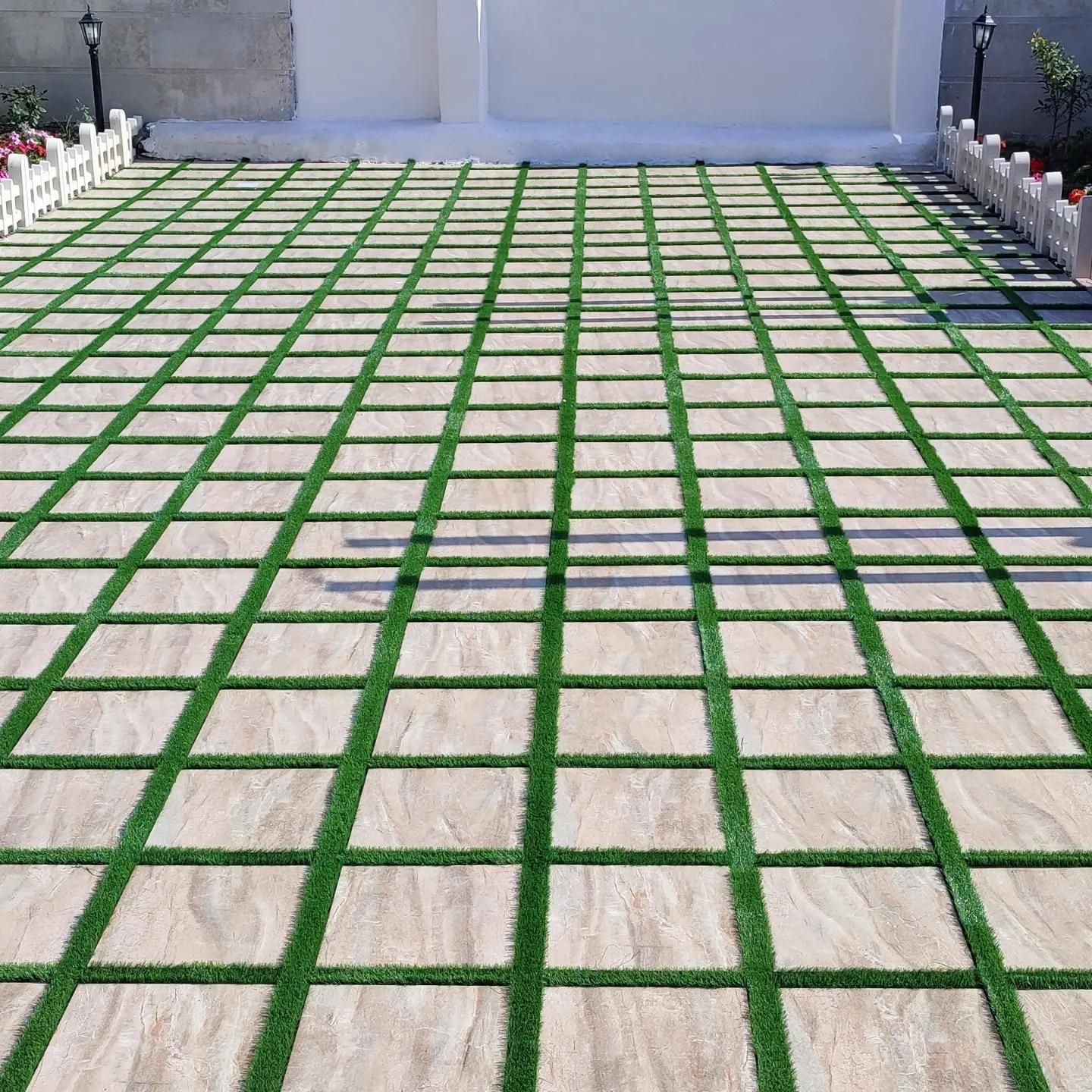 اجرای چمن بین موزاییکی و دیوار TV و باربیکیو|خدمات پیشه و مهارت|گرگان, |دیوار