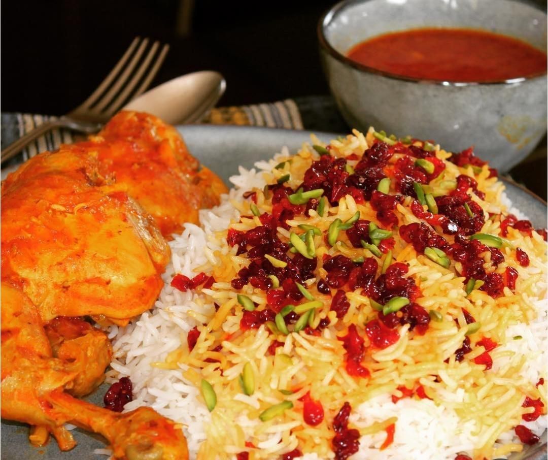 زرشک پلو با مرغ غذای خانگی|خدمات پذیرایی، مراسم|خرمآباد, |دیوار