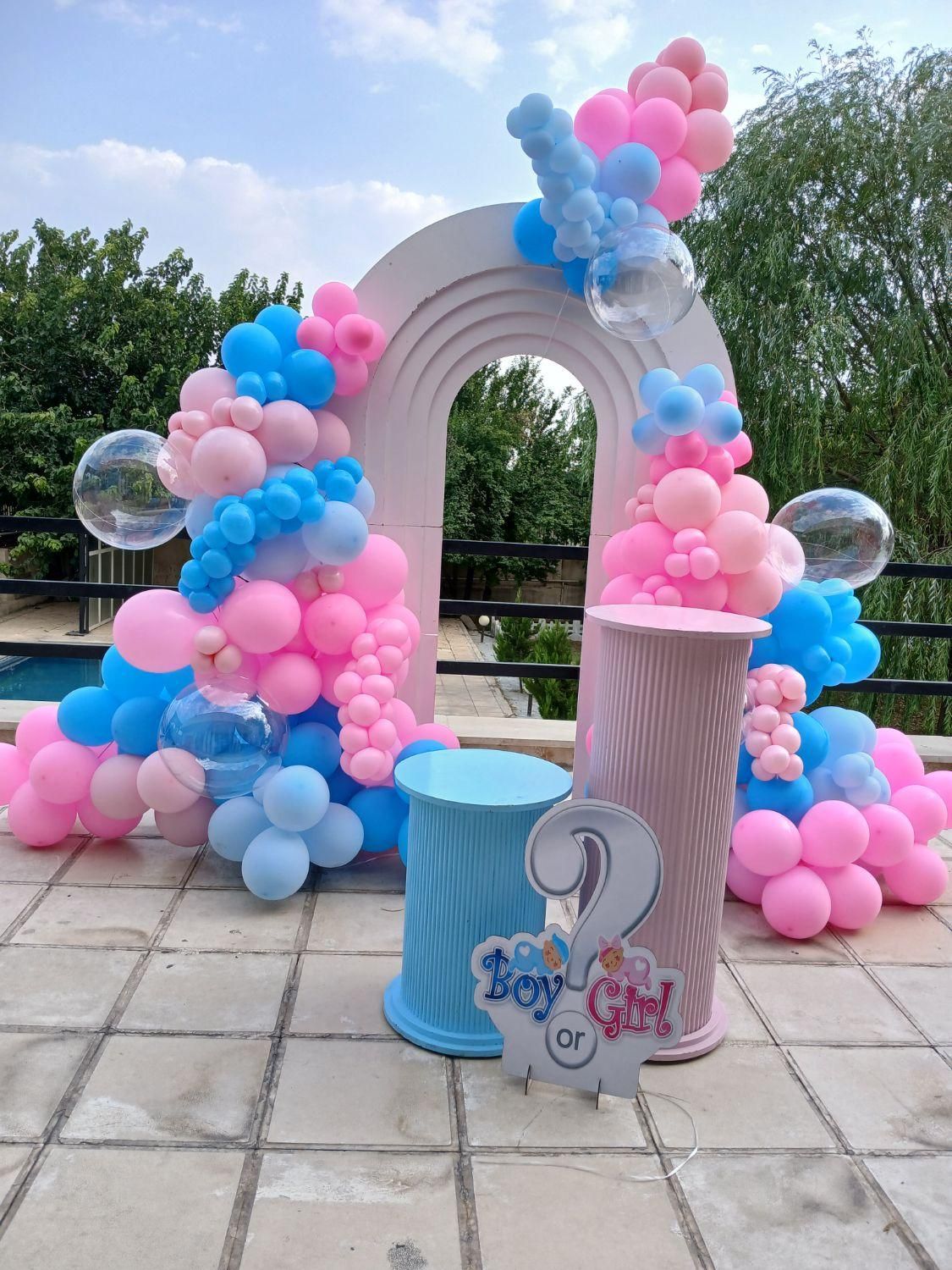 اجرای انواع بادکنک آرایی گل آرایی تم تولدوافتتاحیه|خدمات پذیرایی، مراسم|کرمانشاه, |دیوار