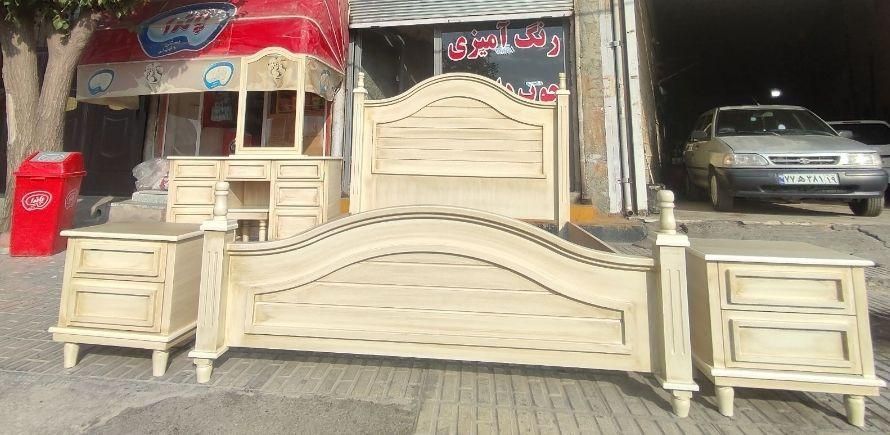 سرویس خواب پاریس تخت|تخت و سرویس خواب|قم, امامزاده ابراهیم|دیوار