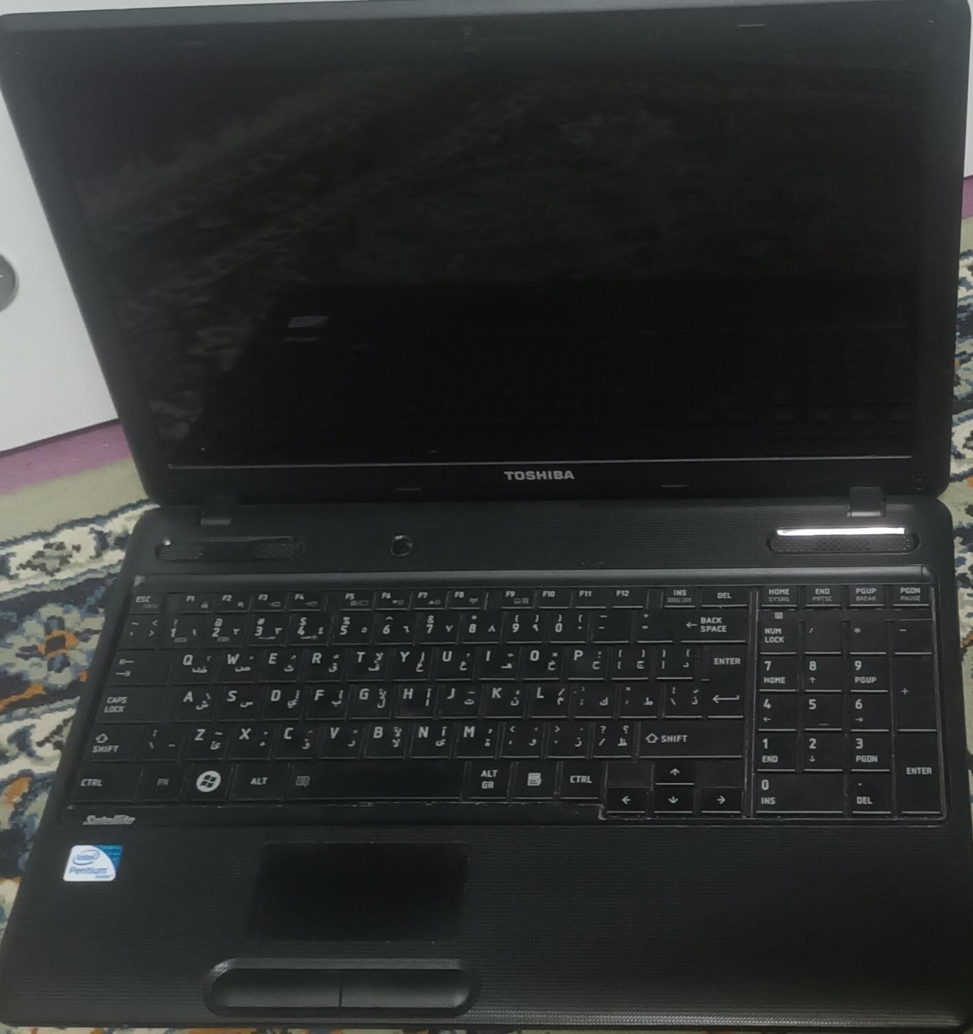 لپ‌تاپ TOSHIBA با موس و شارژر|رایانه همراه|تهران, حصارک|دیوار