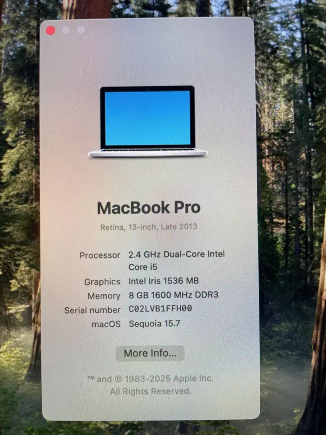 مک بوک پرو رتینا Macbook pro Retina Late 2013|رایانه همراه|اصفهان, بهارستان (مخابرات)|دیوار