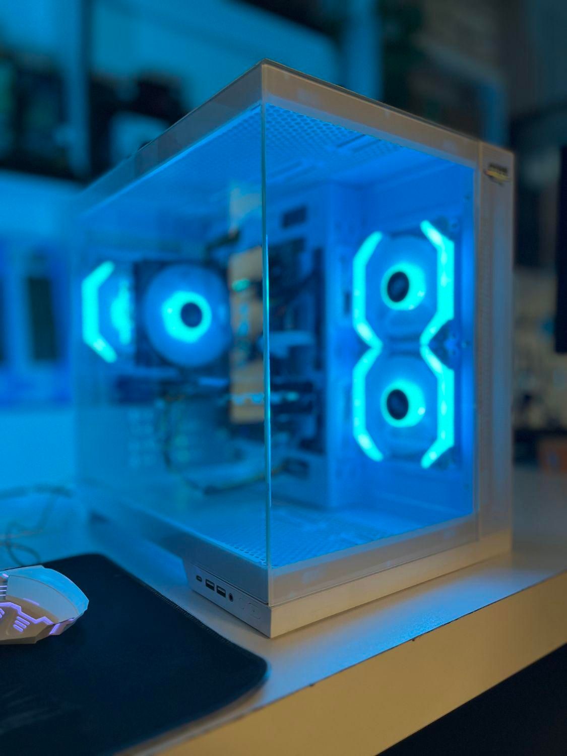 کامپیوتر گیمینگ سفید میان رده|رایانه رومیزی|گرگان, |دیوار