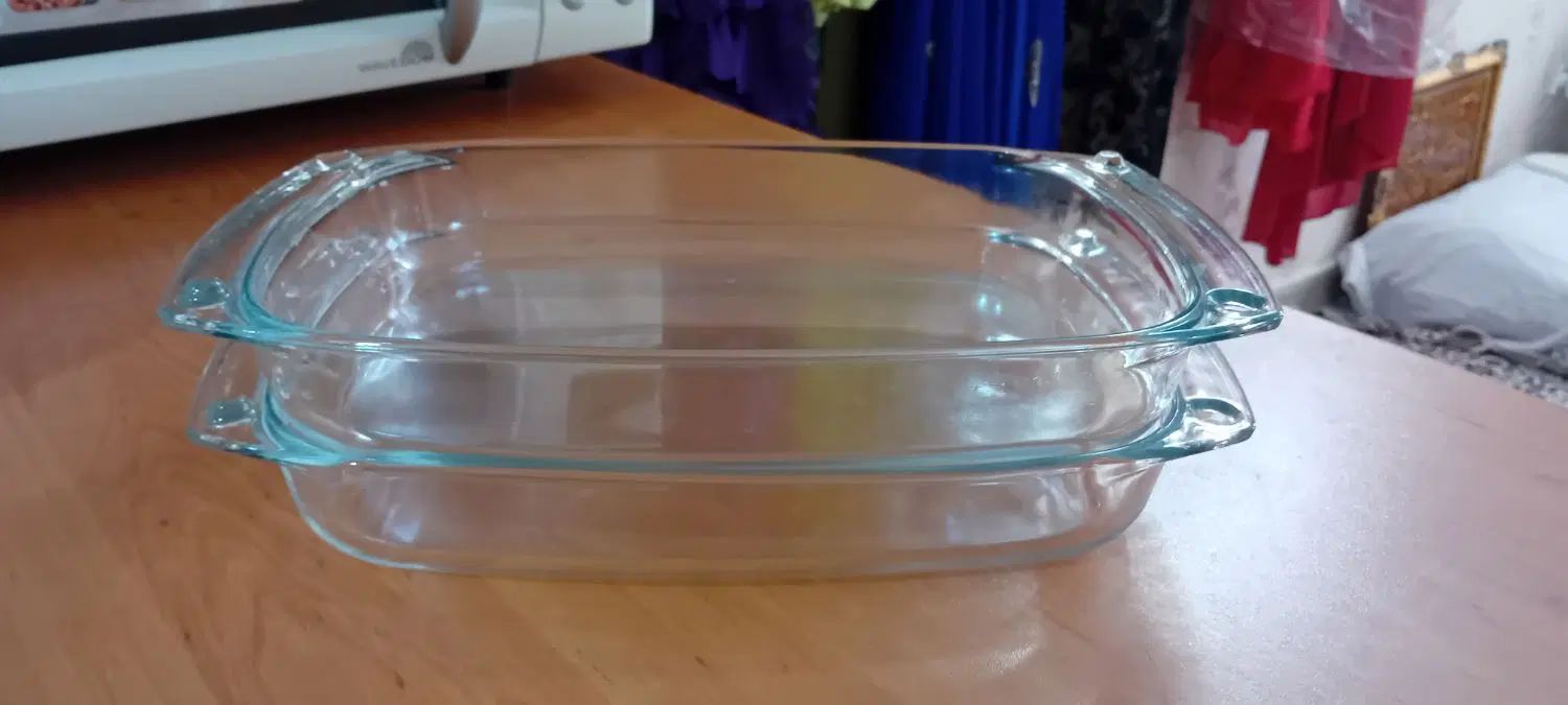ماهیتابه پیرکس قابل استفاده روی شعله مستقیم|ظروف پخت‌وپز|کرج, مهرویلا شمالی|دیوار