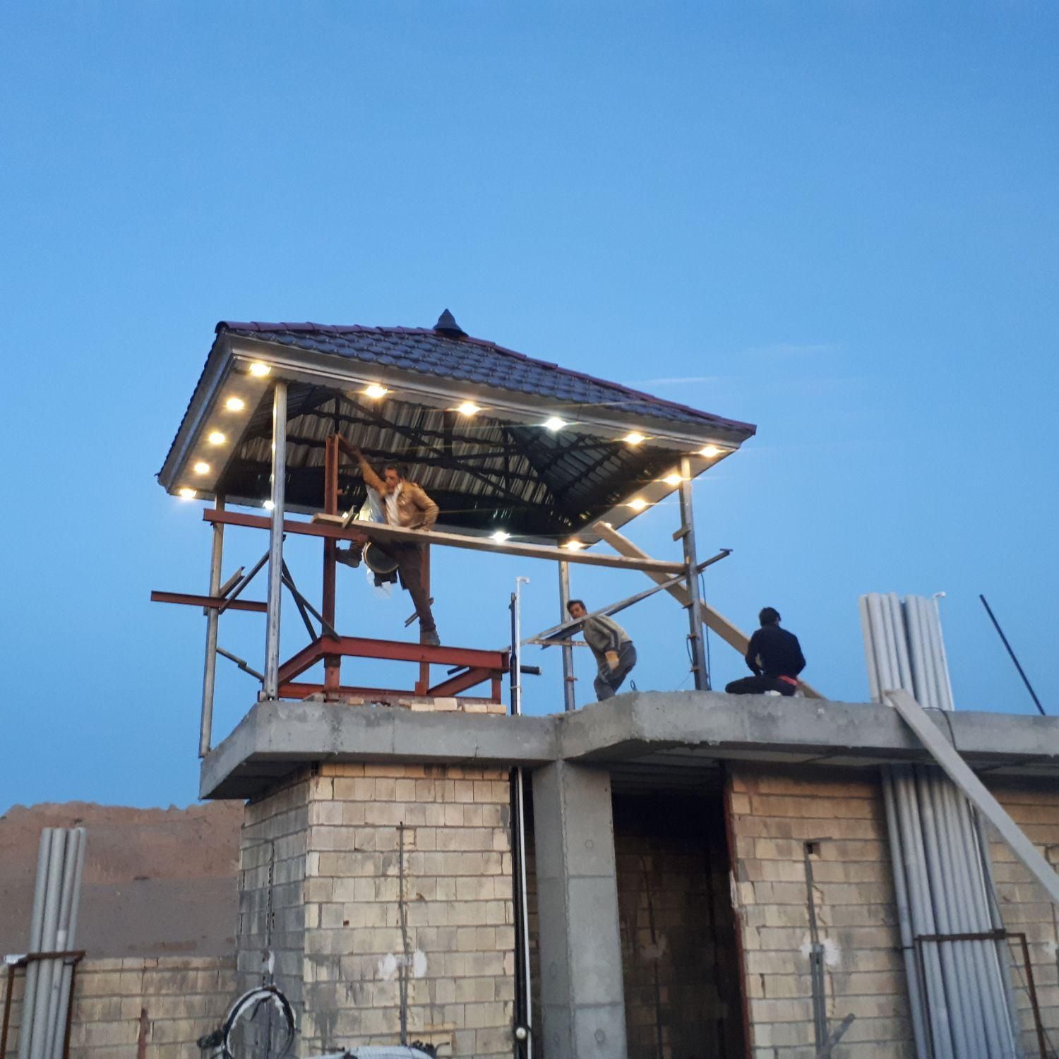 شیروانی آردوازپله فلزی سایبان سقف پلی کربنات ماشین|خدمات پیشه و مهارت|قم, شاه ابراهیم|دیوار