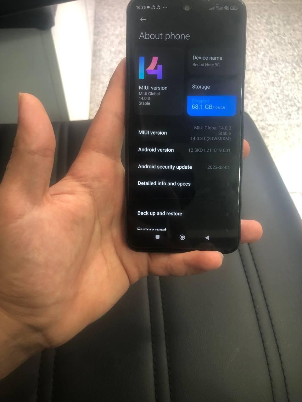شیائومی Redmi Note 9S با حافظهٔ ۱۲۸ گیگابایت|موبایل|رضوانشهر, |دیوار