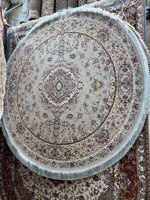 فرش نادر دایره ریز بافت خطیبی ۱۲۰۰ شانه|فرش|تبریز, |دیوار