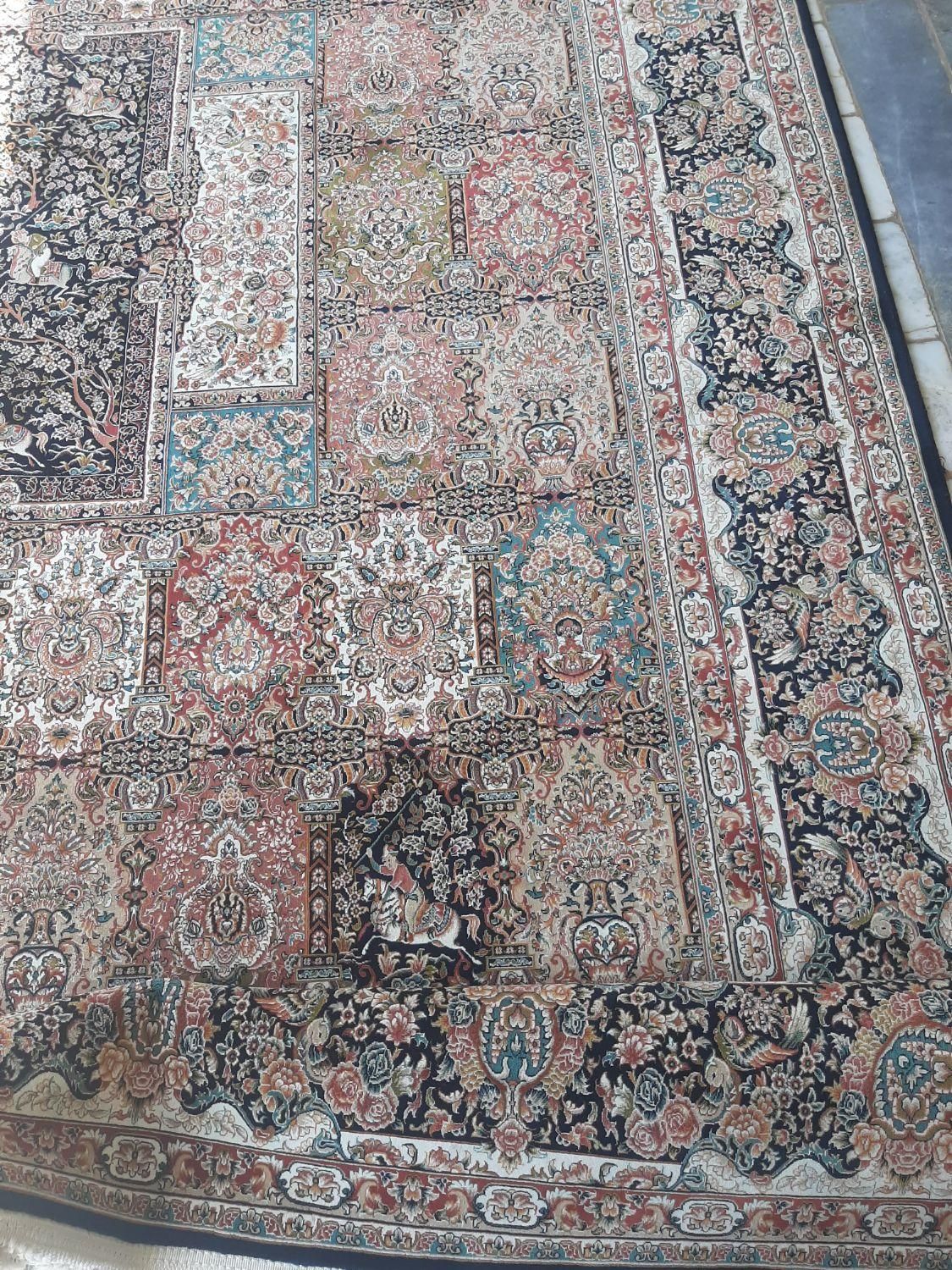 قالی ۱۵۰۰ شانه|فرش|آق قلا, |دیوار