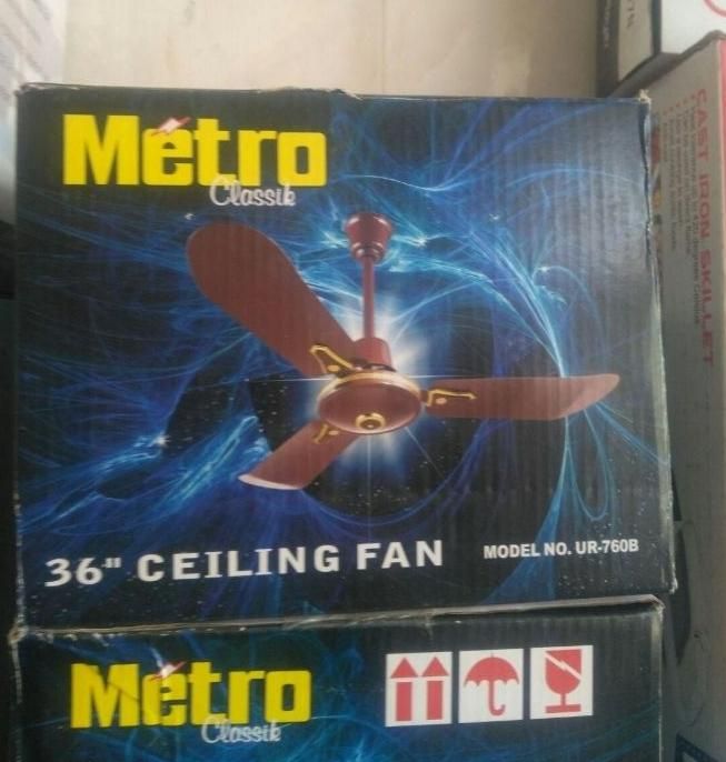 پنکه سقفی موتور بزرگ طرح لوستر نو آکبند|پنکه و تصفیهکنندهٔ هوا|اصفهان, حسینآباد|دیوار