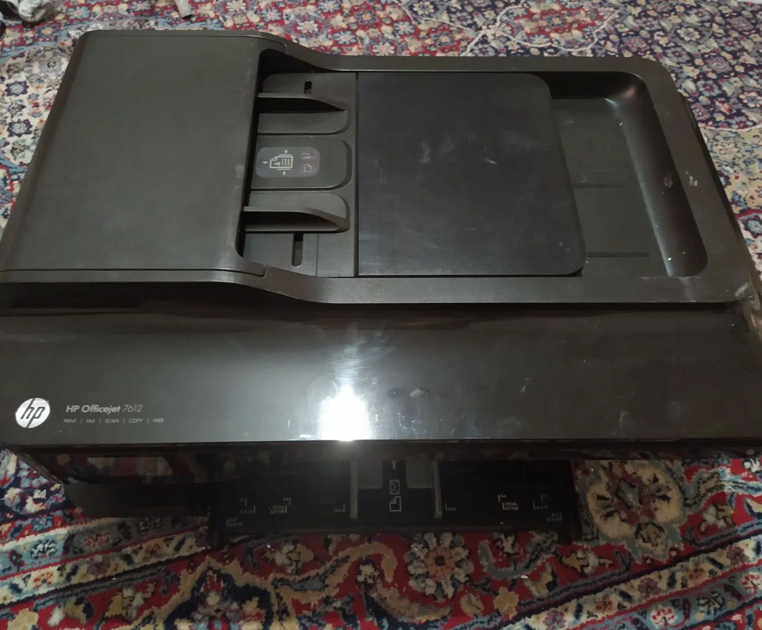 پرینتر چندکاره جوهرافشان اچ پی مدل OfficeJet 7612|پرینتر، اسکنر، کپی، فکس|تهران, سلسبیل شمالی|دیوار