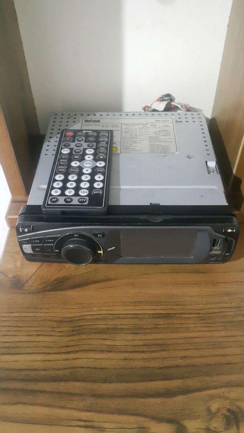 ضبط خودرو مارشال فلشخور dvd cd mp4 aux پخش|قطعات یدکی و لوازم جانبی|تهران, شهرک پاسداران|دیوار
