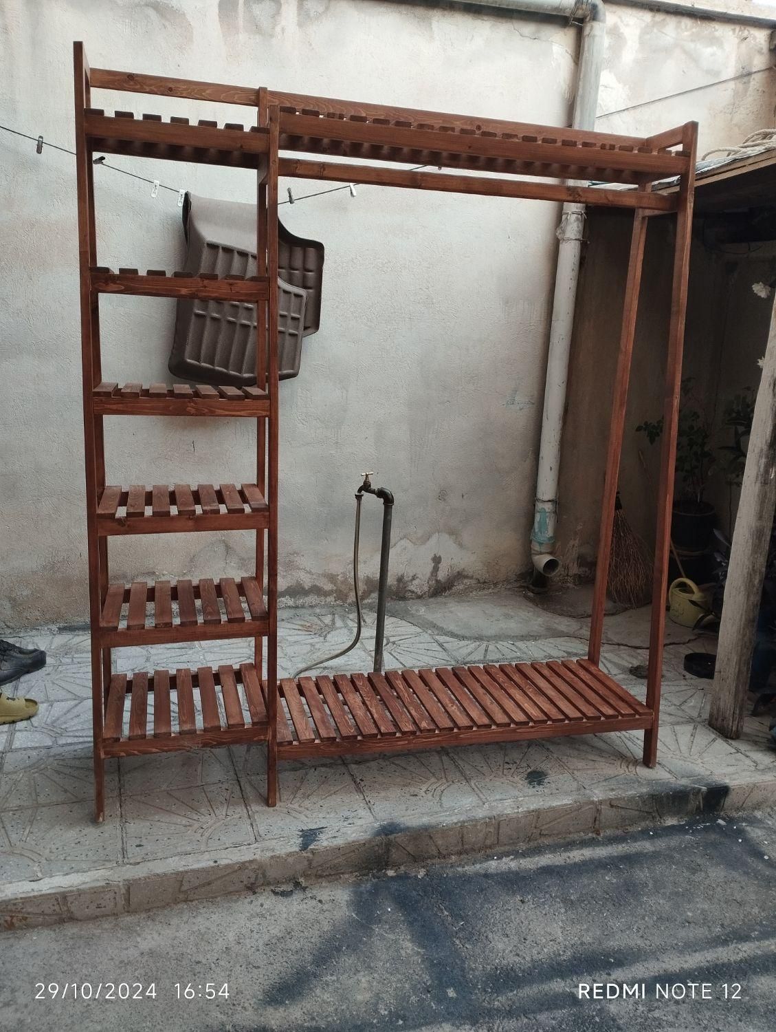 رگال لباس چوبی|مبلمان خانگی و میز عسلی|کرمانشاه, |دیوار