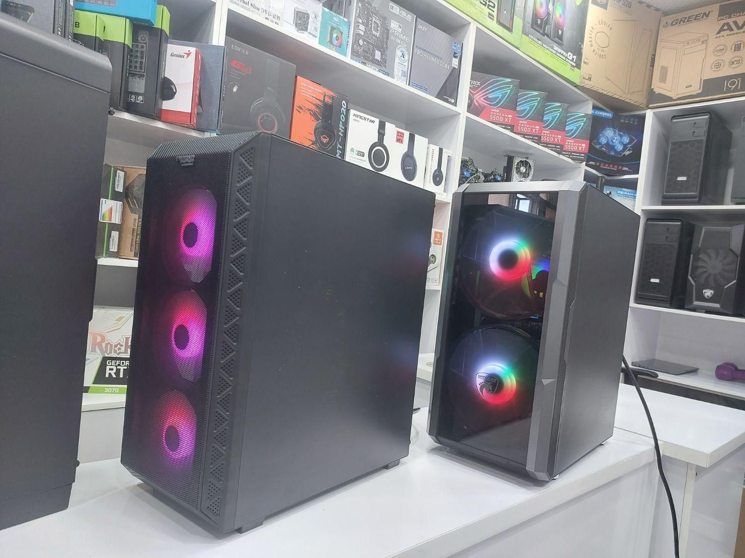 معاوضه جعبه کیس RGB|قطعات و لوازم جانبی رایانه|قم, صفائیه|دیوار