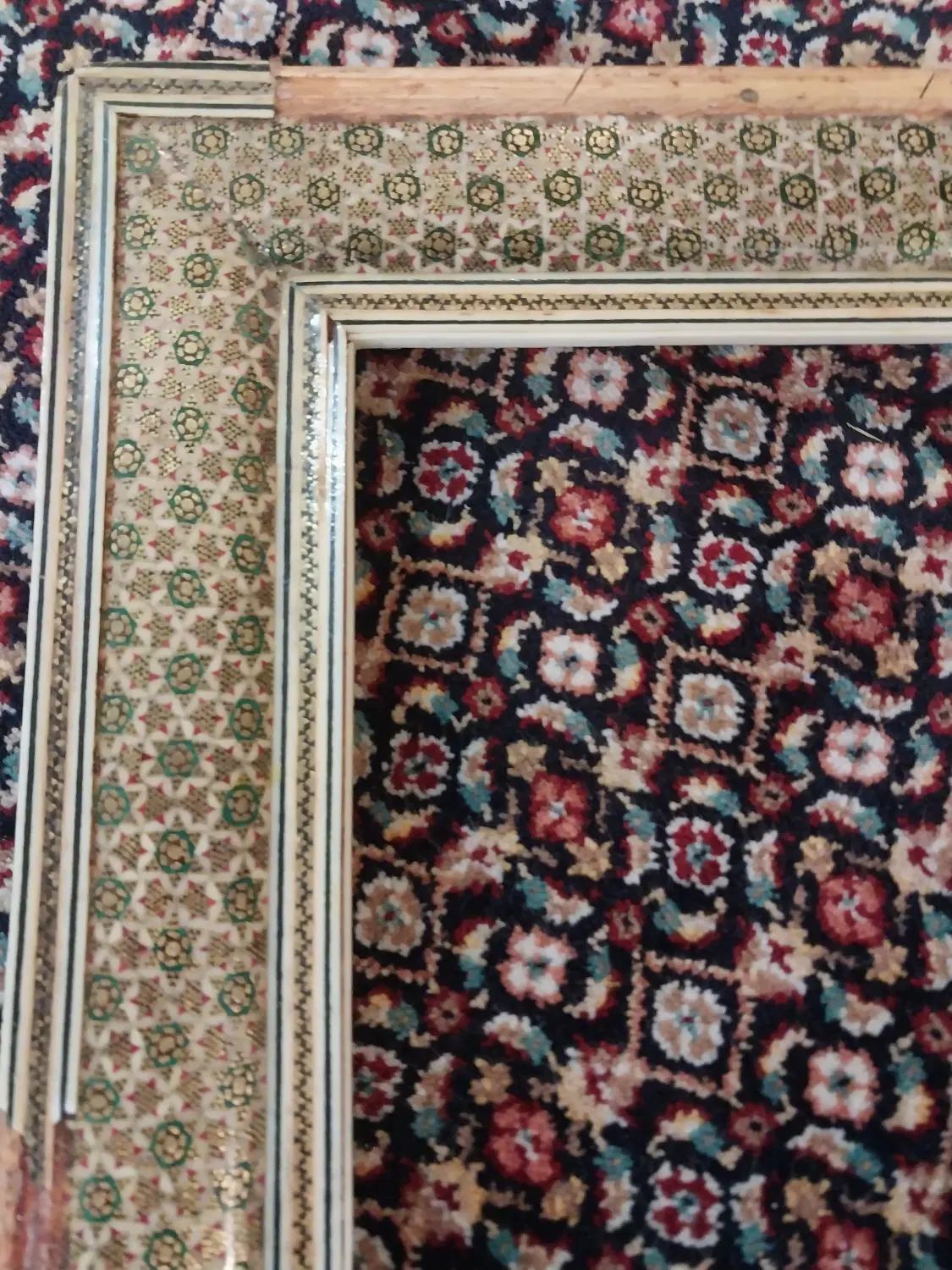 قاب خاتم کاری قدیمی کارکرده|صنایع دستی و سایر لوازم تزئینی|تهران, وحیدیه|دیوار