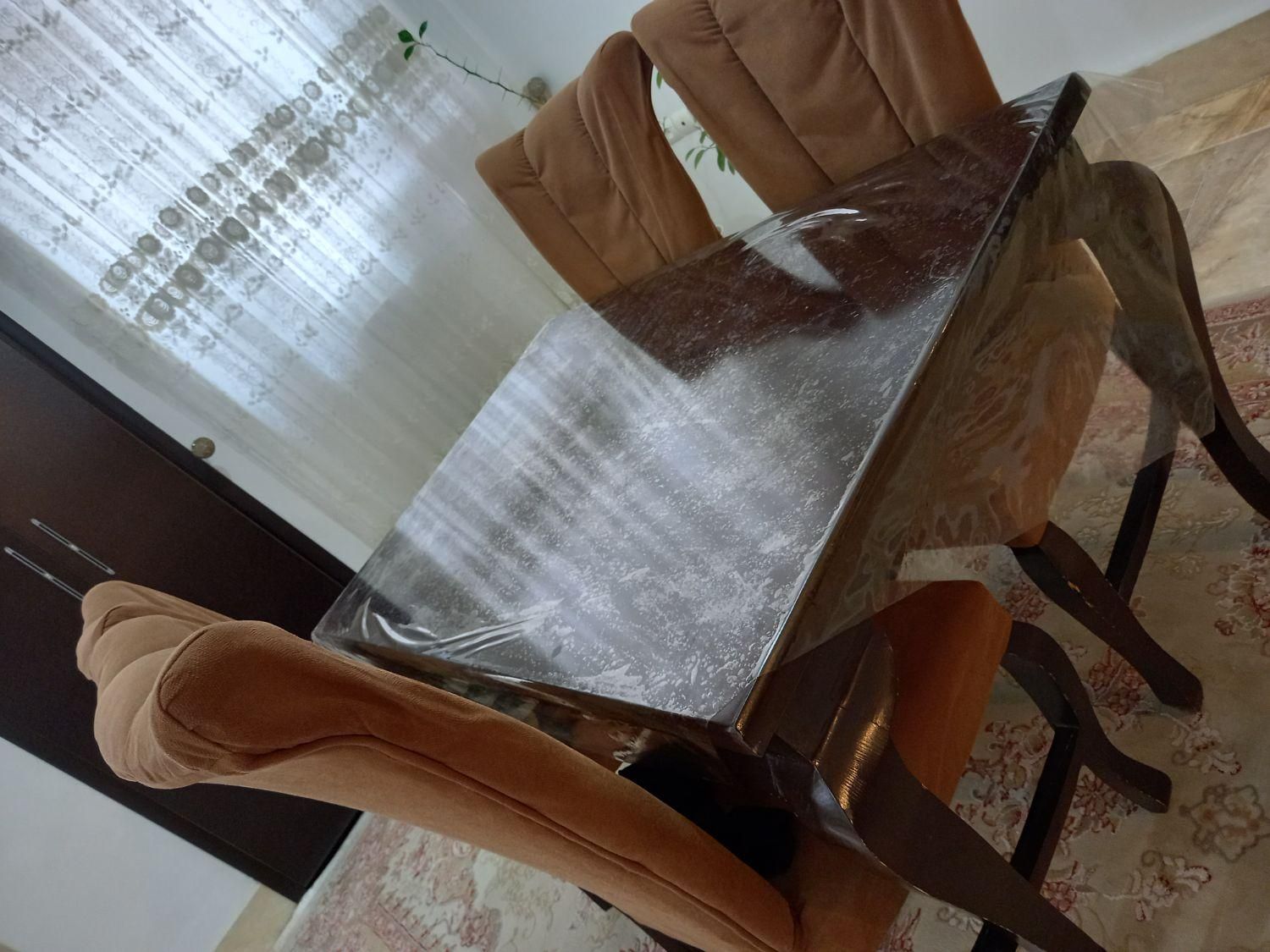 میزغذاخوری طرح چوب|میز و صندلی غذاخوری|ارومیه, |دیوار