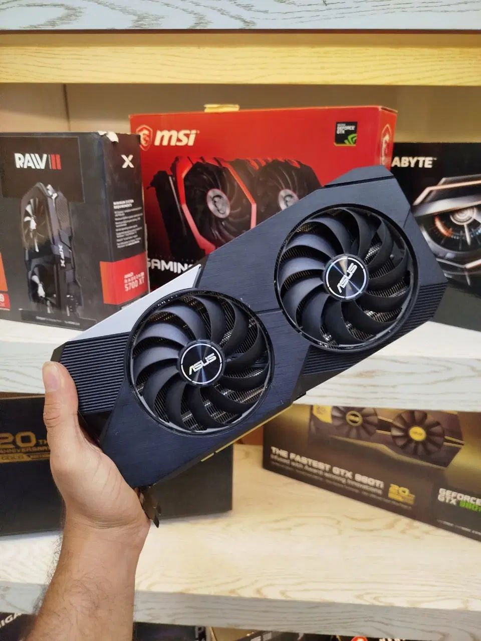 کارت گرافیک ASUS DUAL RTX 3060 Ti 8G|قطعات و لوازم جانبی رایانه|مشهد, ارشاد|دیوار