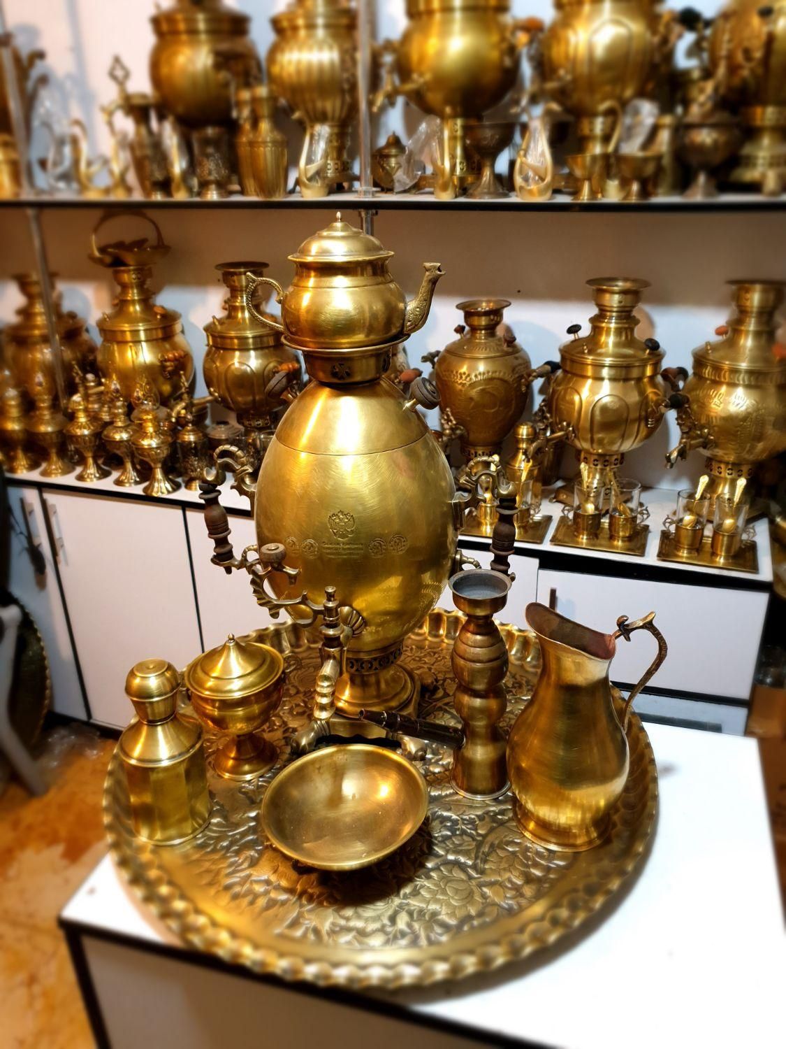 hdss سماور ذغالی trd مسی برقی برنجی گازی زغالی|صنایع دستی و سایر لوازم تزئینی|اصفهان, دستگرده|دیوار