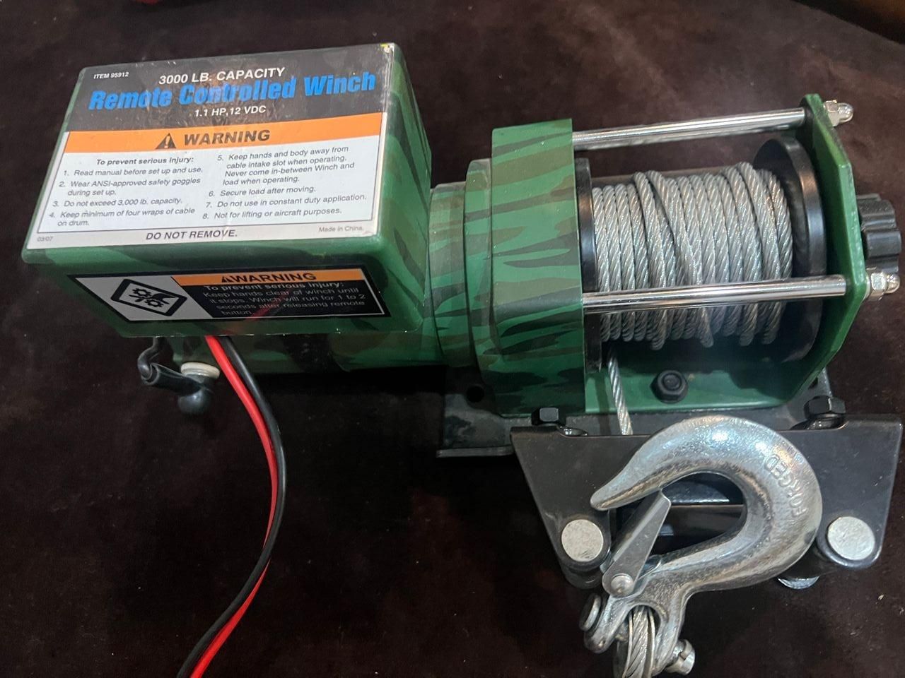 وینچ افروده مناسب برای ماشین آفرود قدرت 3000LB|قطعات یدکی و لوازم جانبی|خرم‌آباد, |دیوار
