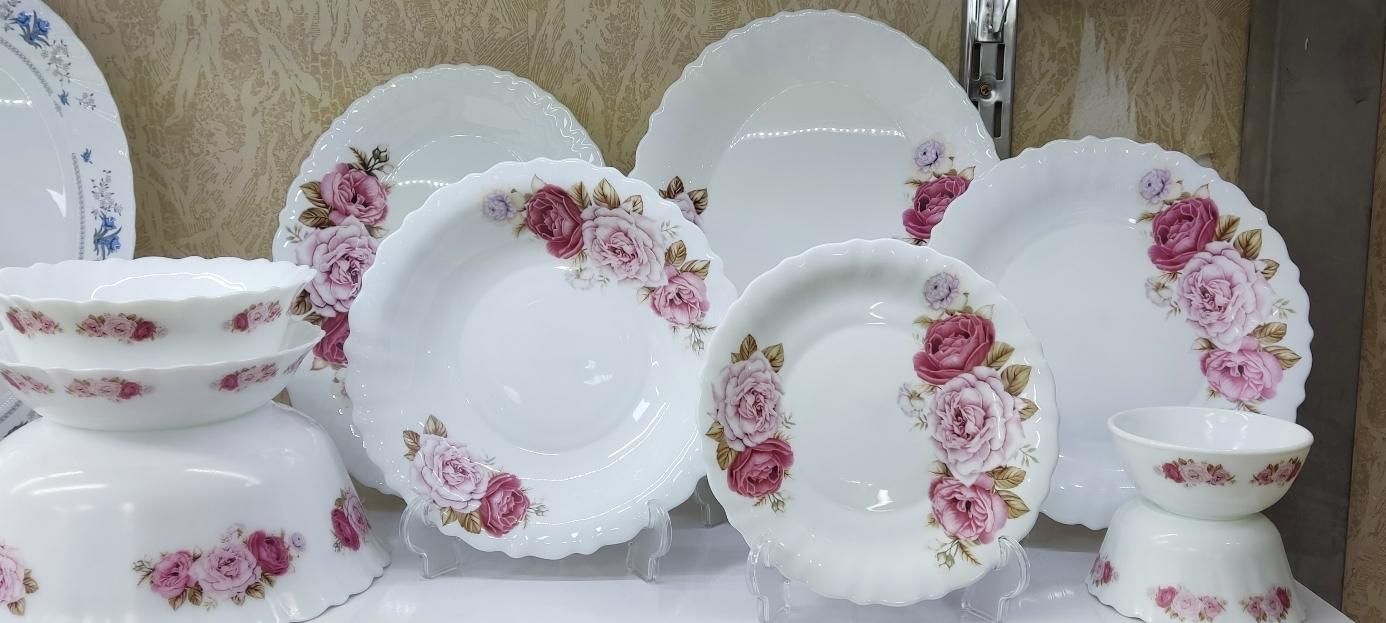 سرویس آرکوپال 26 پارچه طرح ملورین(پارس اپال)کد 132|ظروف سرو و پذیرایی|تبریز, |دیوار