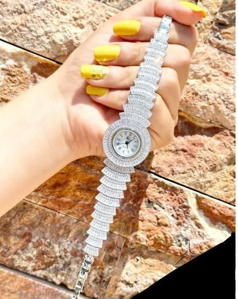 ساعت نقره پرنس مدل پر نگین سرویس نقره جواهری|بدلیجات|تبریز, |دیوار