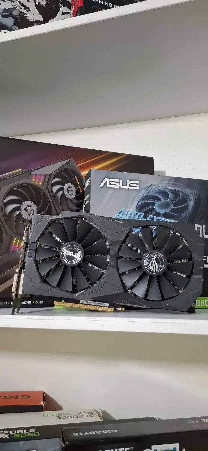 کارت گرافیک چهار گیگ راگ استریکس ایسوس 1050ti|قطعات و لوازم جانبی رایانه|تهران, سلسبیل شمالی|دیوار