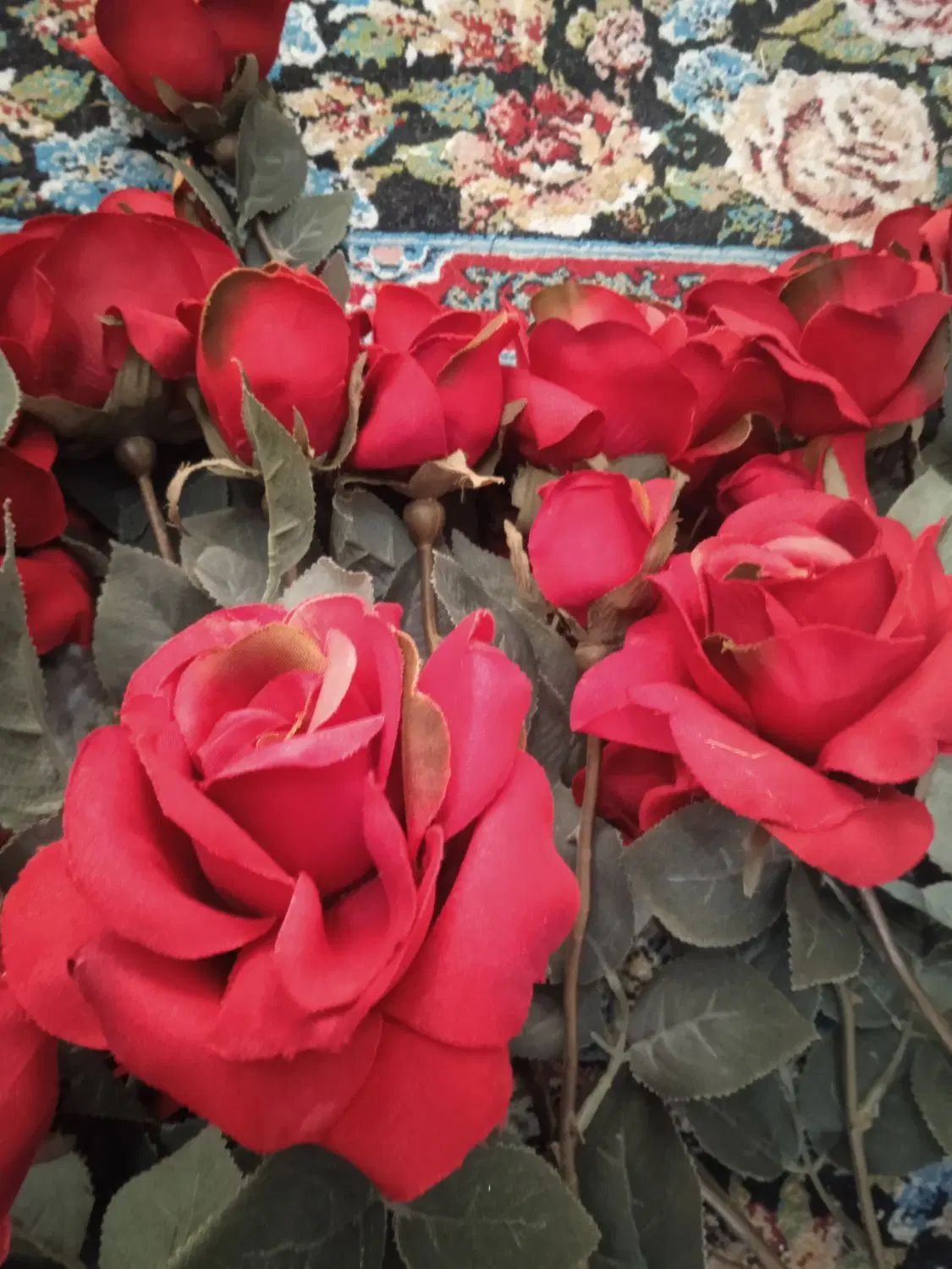 هشت شاخه گل رز خارجی|گل مصنوعی|تهران, فلاح|دیوار