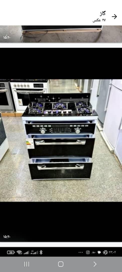 اجاق گاز۵ شعله تمام استیل|اجاق گاز و لوازم برقی پخت‌وپز|ورامین, قويينک زهری|دیوار