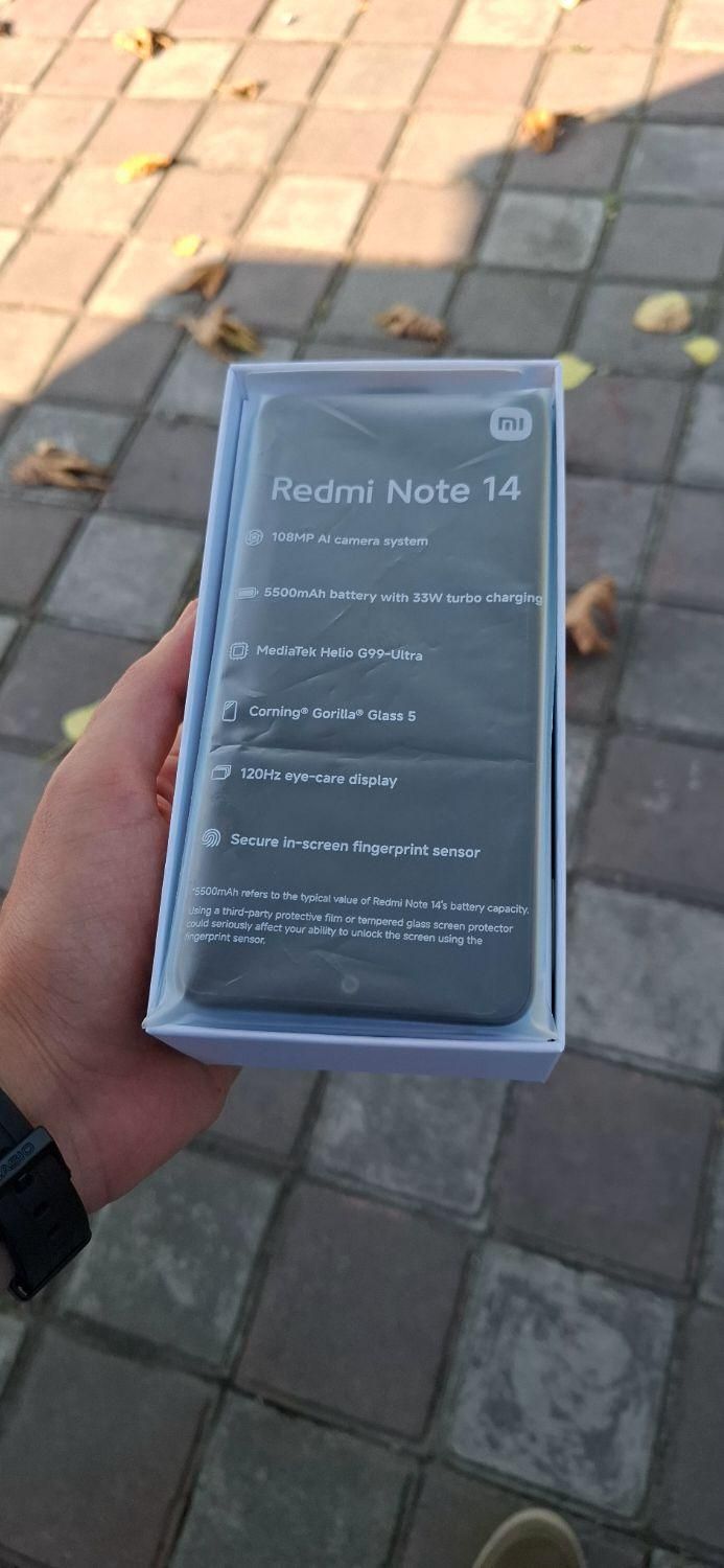 شیائومی Redmi Note 14 با حافظهٔ ۲۵۶ گیگابایت|موبایل|رشت, شالکو|دیوار