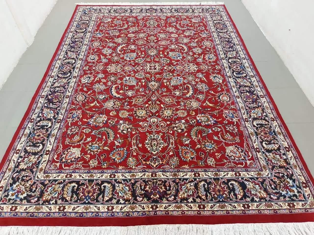 فرش دستبافت جفت 9 متری طرح افشان|فرش|مشهد, امام رضا (ع)|دیوار