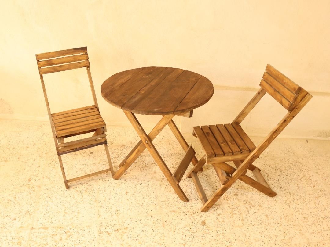 میزوصندلی تاشوچوب روس ضدآب مدل رویال|میز و صندلی غذاخوری|کرج, شهرک سهرابیه|دیوار