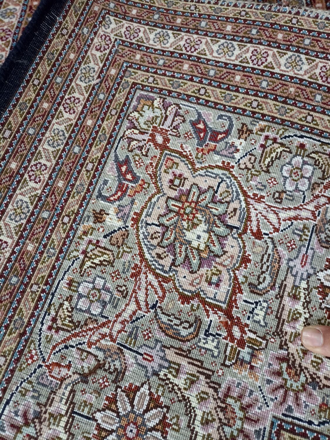 کناره 50رج(نو)دستباف ماهی خوی 50در2.55|فرش|خوی, |دیوار