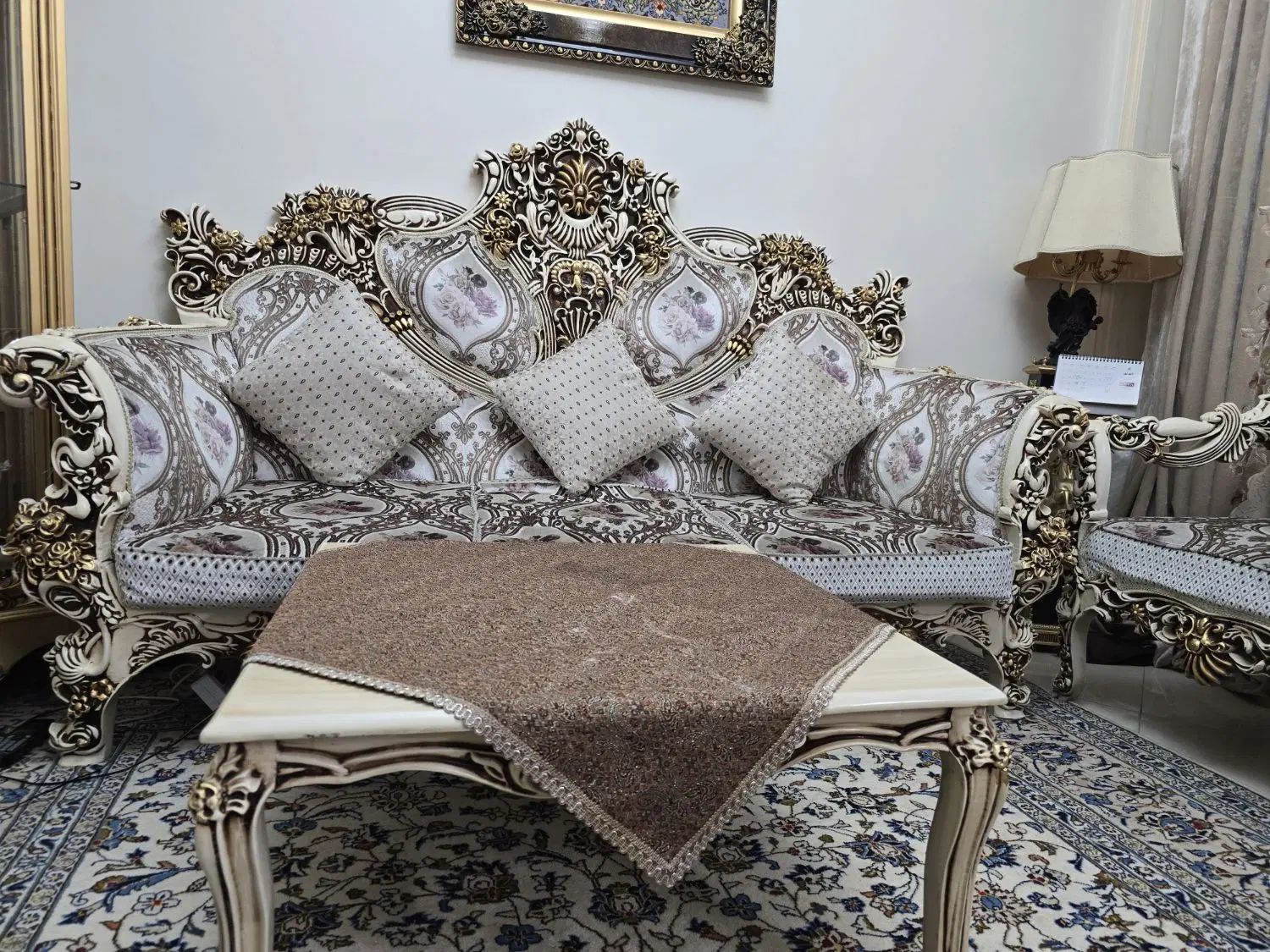 مبلمان ۹ نفره|مبلمان خانگی و میز عسلی|تهران, شیخ هادی|دیوار