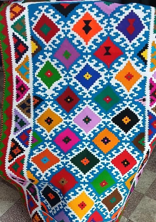 گلیم  دست باف نو۱۲۰عرض ۷۰ طول|گلیم، جاجیم، گبه|شیراز, لشکری‎|دیوار