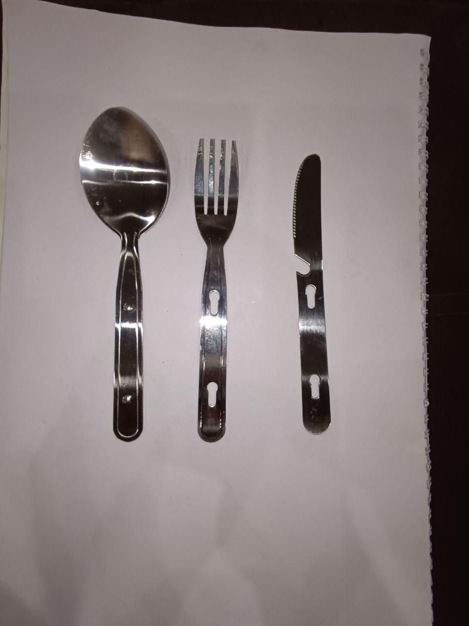 قاشق چنگال سربازی ارتشی ژاپنی اصل قدیم|کوهنوردی و کمپینگ|ری, دولتآباد|دیوار