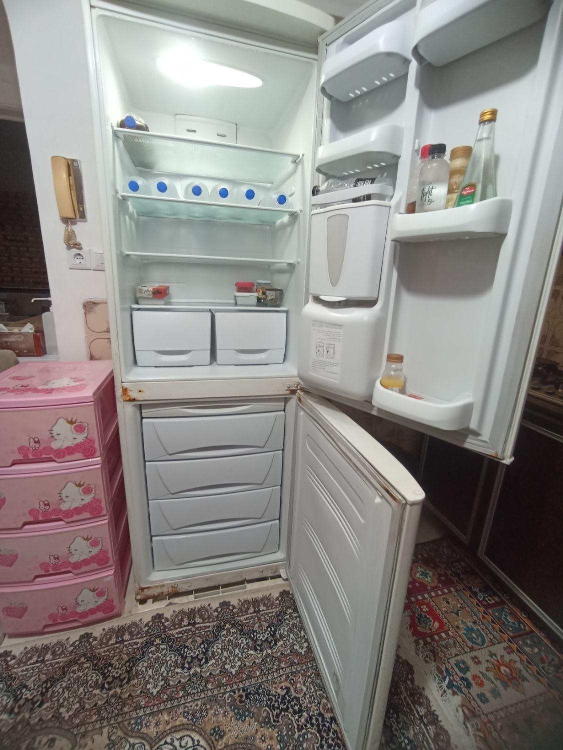 یخچال فریزر امرسان در حال کار|یخچال و فریزر|رشت, خمیران زاهدان|دیوار