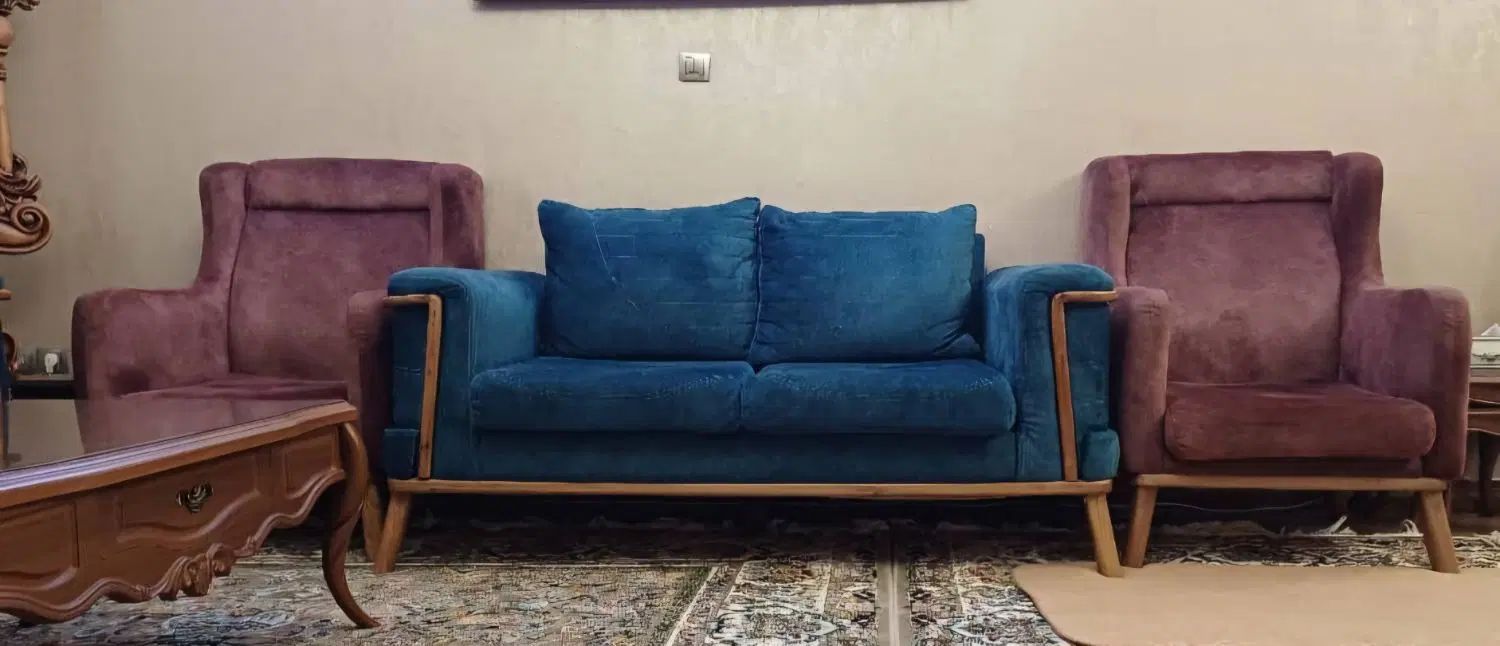 مبل راحتی ۷نفره|مبلمان خانگی و میز عسلی|کرمانشاه, |دیوار