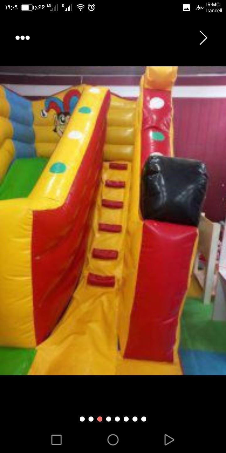 سرسره بادی|اسباب‌‌بازی|سراب, |دیوار