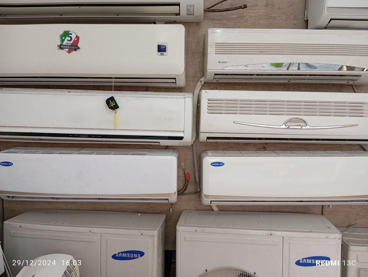 اسپیلت درحد نو به شرط تست سرمایش و گرما|کولر گازی و فنکوئل|زابل, |دیوار