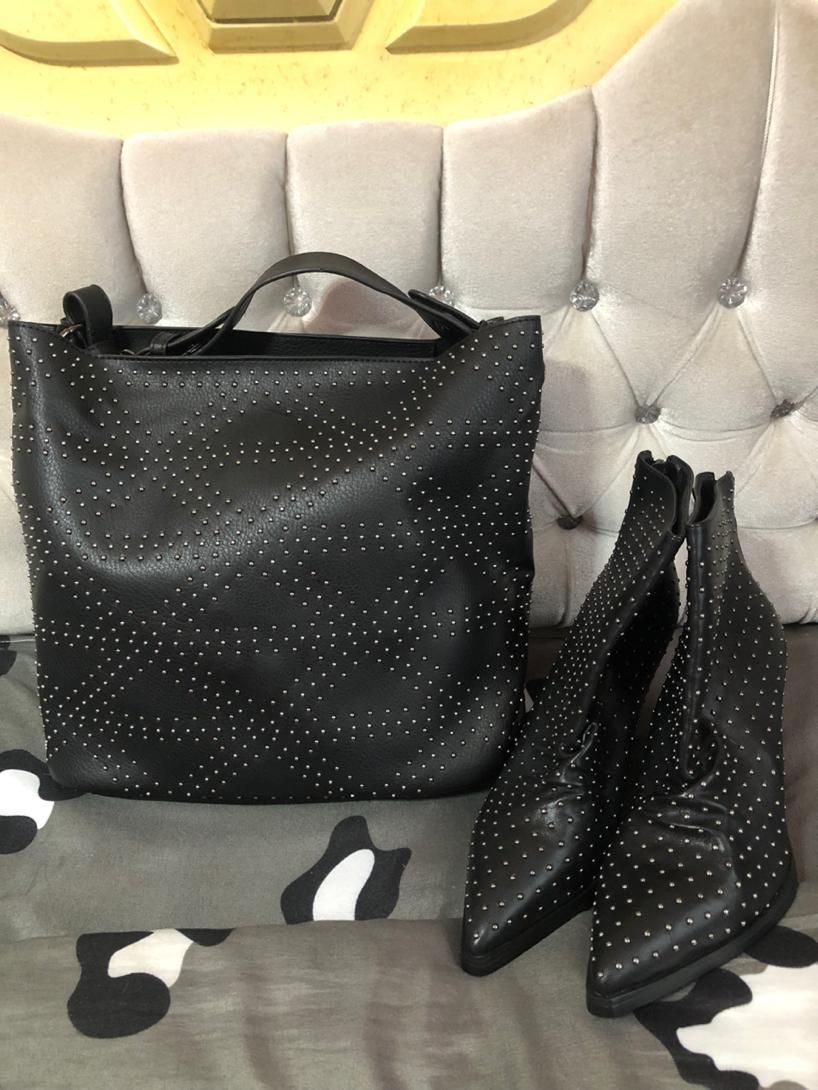 کیف و نیم بوت چرم ست وارداتی سایز ۳۹|کیف، کفش، کمربند|تهران, فاطمی|دیوار