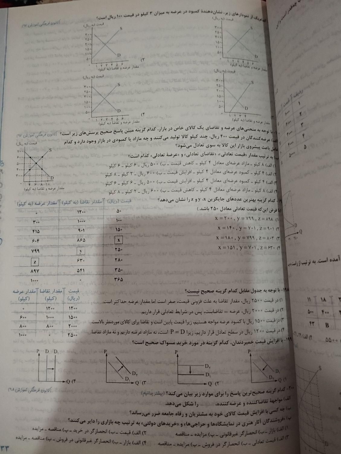 کتاب اقتصاد دهم کنکور نظام جدید|کتاب و مجله آموزشی|قم, نخودی|دیوار