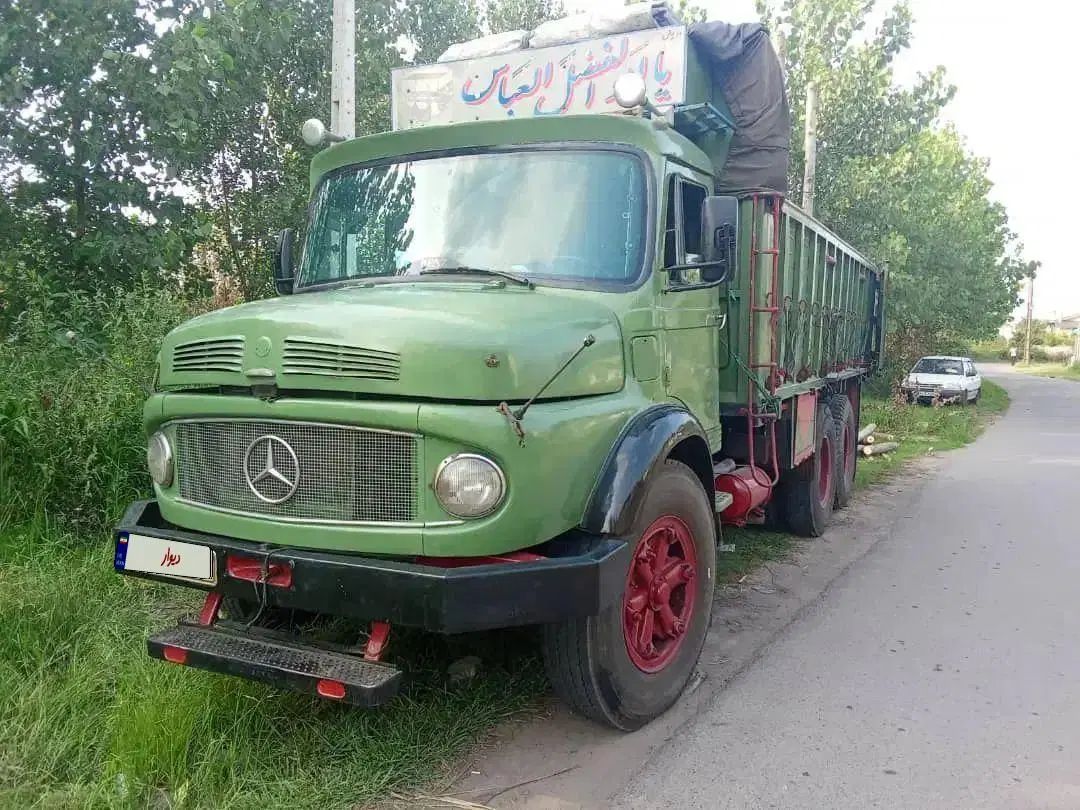 بنز ۱۰ چرخ باری قپاانی ۱۹۲۱ قوپان جک دستی|خودرو سنگین|رشت, جانبازان|دیوار
