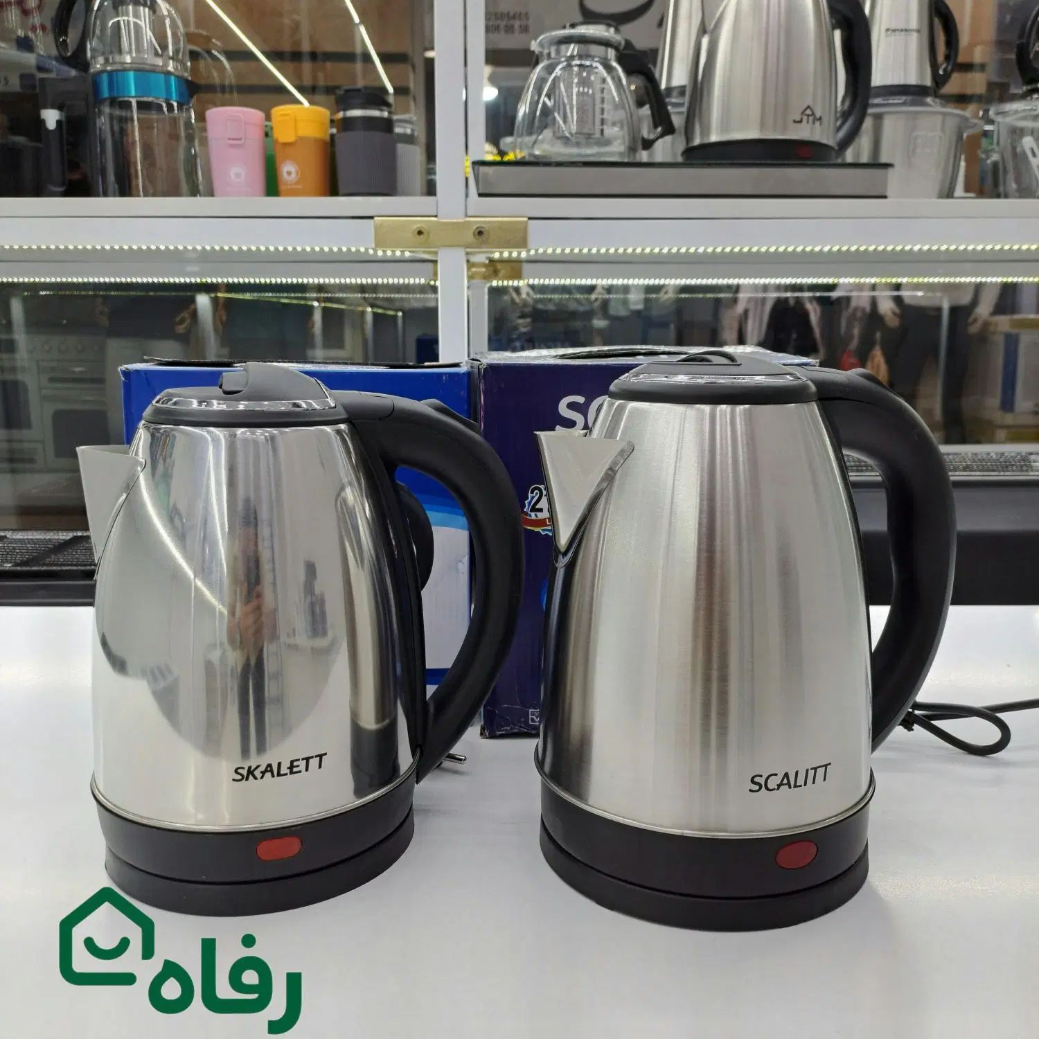 کتری برقی استیل ضد زنگ اسکارلت ۱۵۰۰ وات + ارسال|سماور، چای‌ساز، قهوه‌ساز|مشهد, شهید آوینی|دیوار